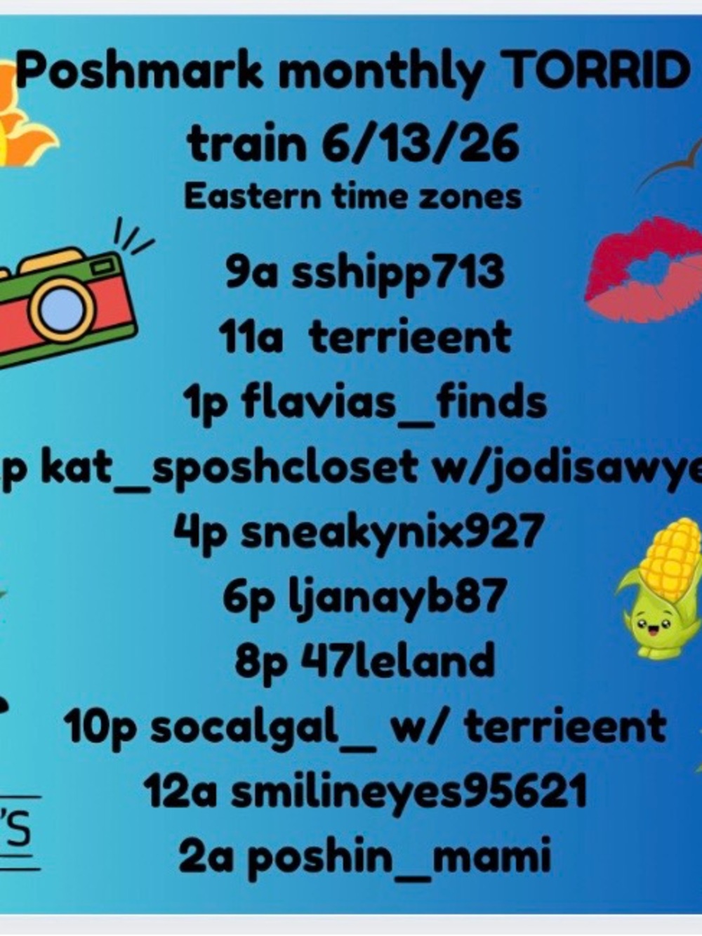 Poshmark Monthly Torrid Train